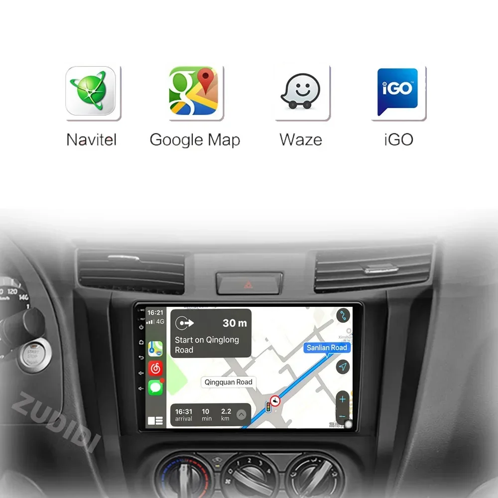 for Nissan Navara Frontier NP300 4 D23 2014-2021 Android 13 CarPlay Radio Android Auto Car Multimedia GPS 4G Player Stereo