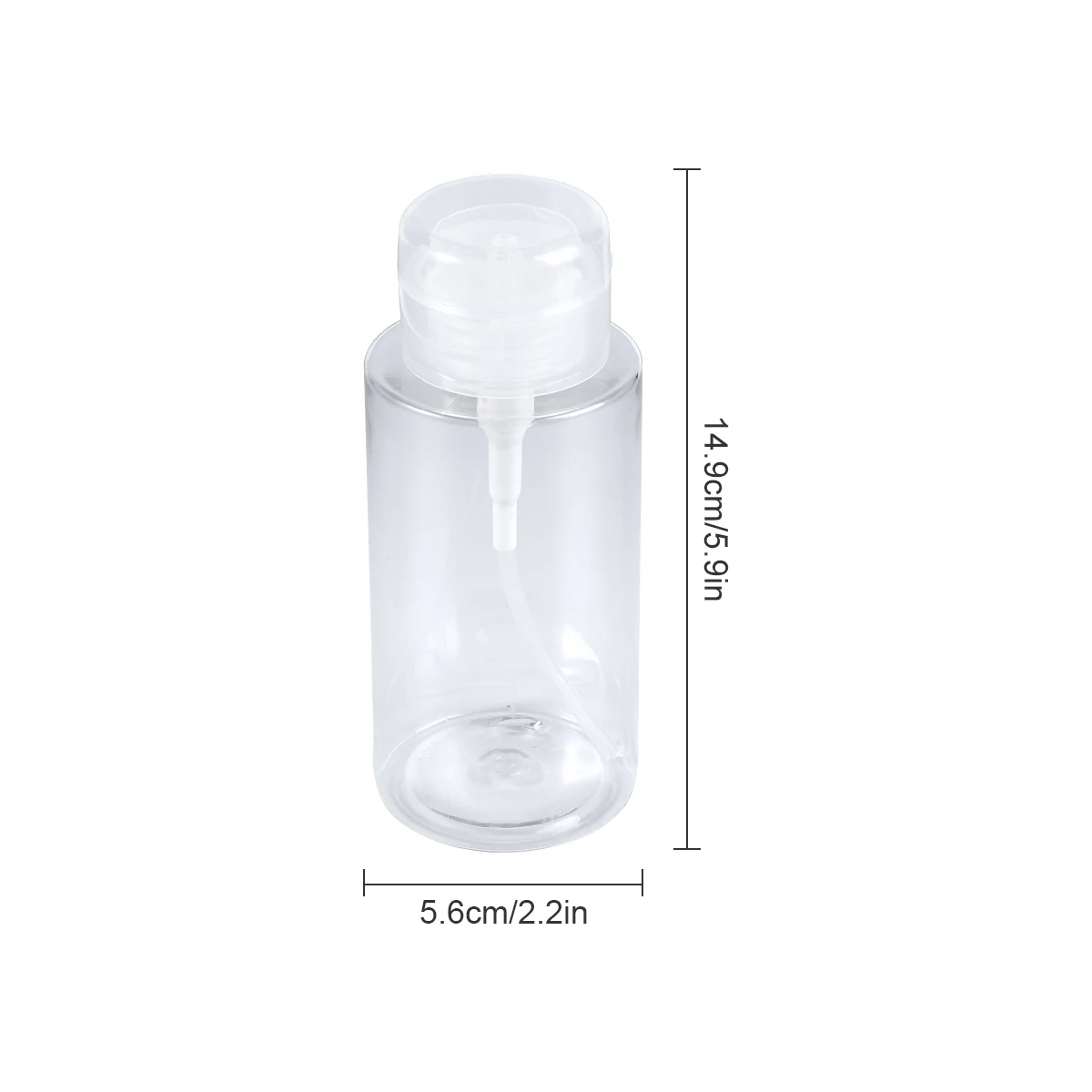 4Pcs Plastic Spray Bottle 200Ml Makeup Remover Dispensing Container Portable Pump Travel Bottles Set for Cosmetics Skincare