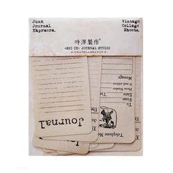 15PCS/bag junk journal Light Vintage To Do Lists Sticker DIY Scrapbooking Album Diary Happy Planner Decoration Sticker