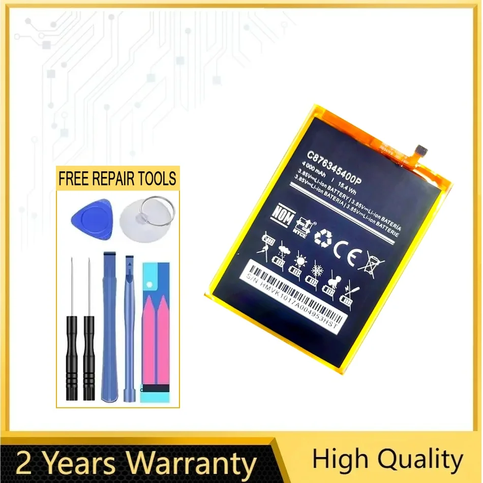 

Перезаряжаемые батареи C876345400P для BLU V9 V0450UU, ремонтный комплект с инструментами