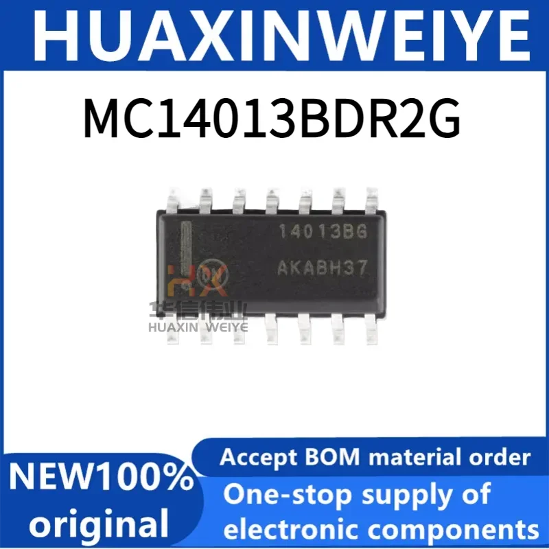 1/10/50pcs Original genuine MC14013BDR2G SOIC-14 dual D-type trigger surface Mount logic chip