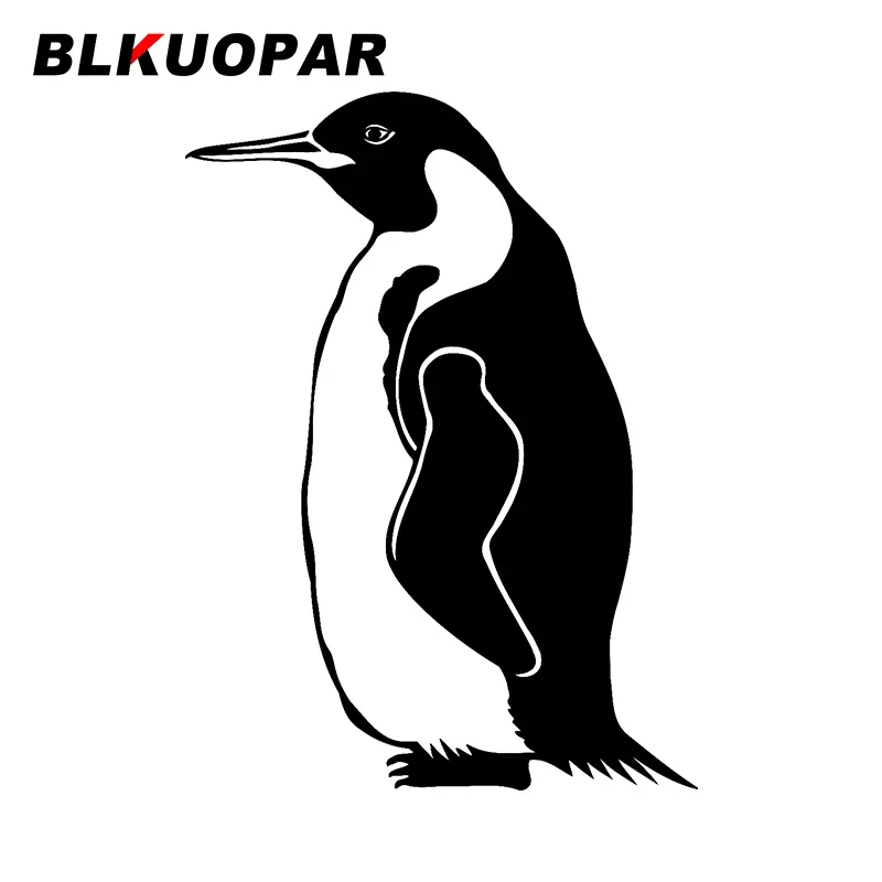 BLKUOPAR para Pinguin pegatina de coche impermeable calcomanía gráfica a prueba de arañazos parabrisas refrigerador tabla de surf Protector de puerta de coche
