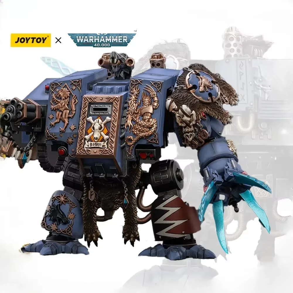 JOYTOY Warhammer 40K Space Wolves Bjorn the Fell-Handed 1/18 شخصية مفصلية نموذج رسمي قابل للجمع هدية لمحبي