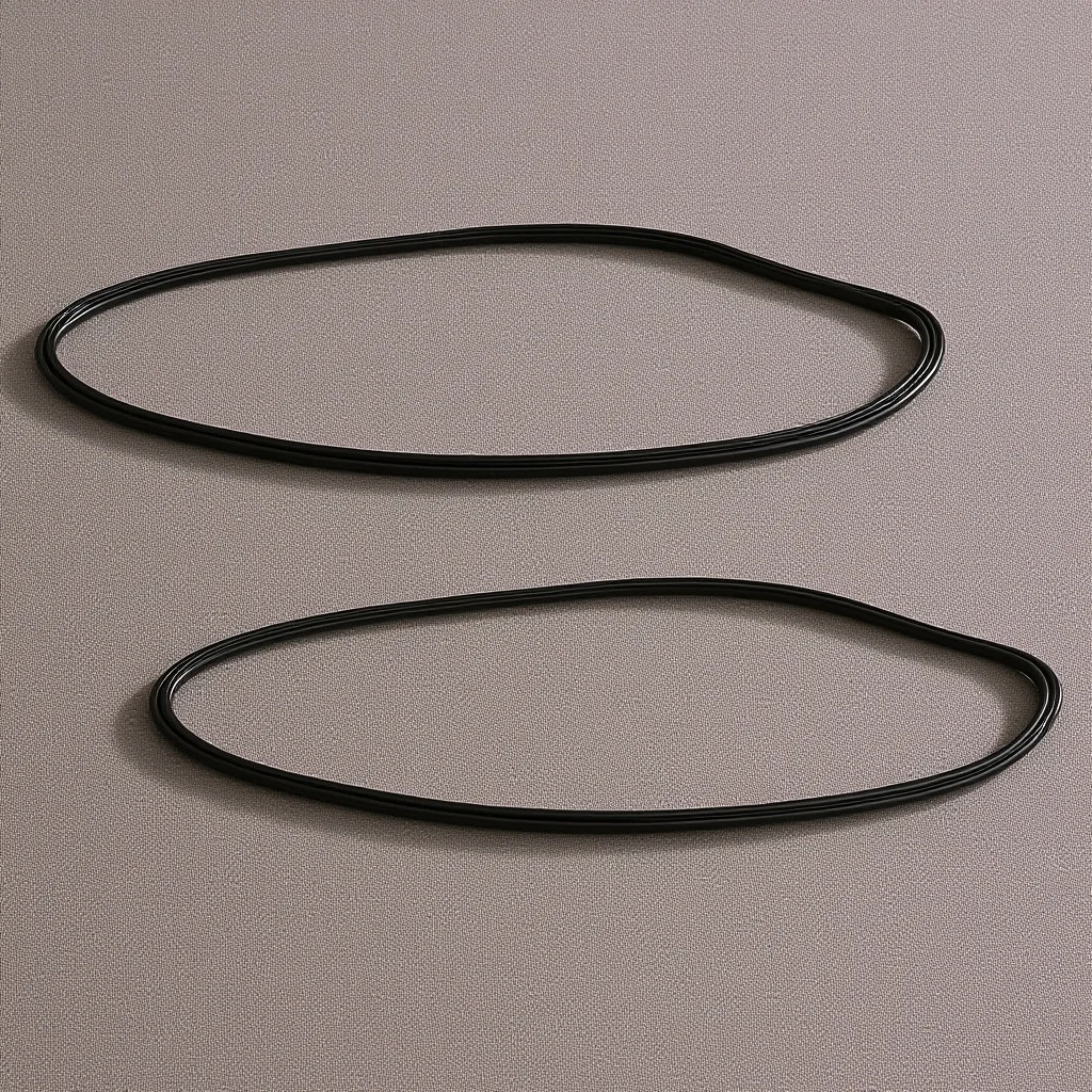 

JEWEDECO Silent Bar Stool Floor Protectors 2pcs Rubber Non Black 45cm Easy Installation