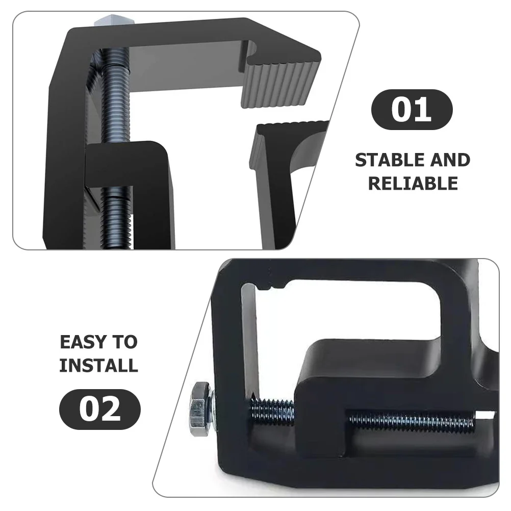 

4Pcs Truck Bed Topper Clamp Stylish Appearance Quick Installation Durable Mounting Accessory Truck Cap Mounting Clamps