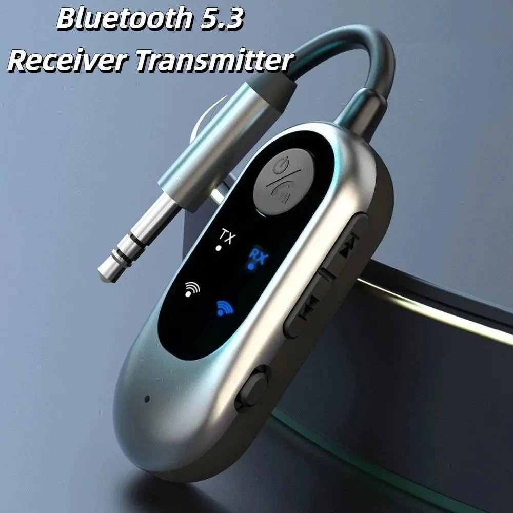 2 in 1 Bluetooth Receiver Transmitter Wireless 3.5mm AUX Bluetooth Wireless Adapter LED Indicators Mini