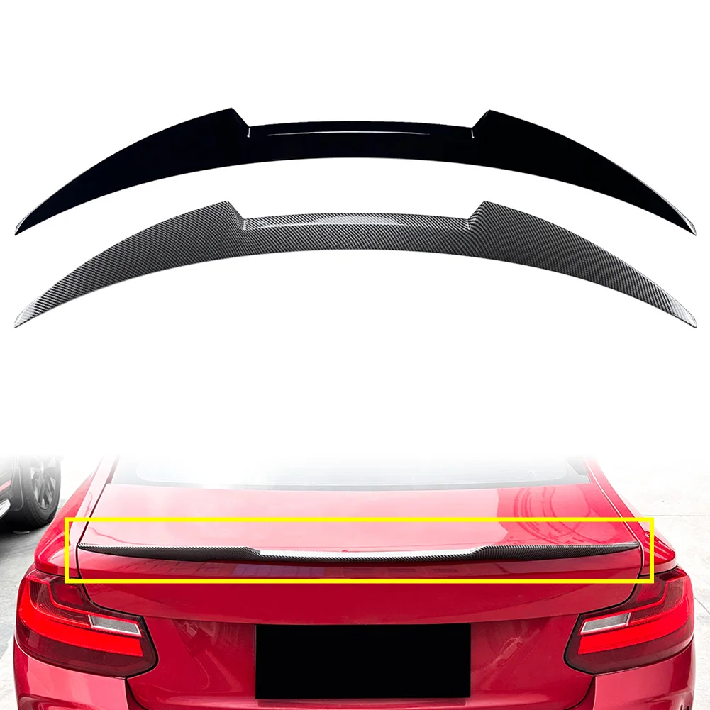 ABS Plastic Car Rear Trunk Spoiler Wing Lip For BMW 2 Series F22 2 Door M2 F87 2014 2015 2016 2017 2018 2019 2020 202