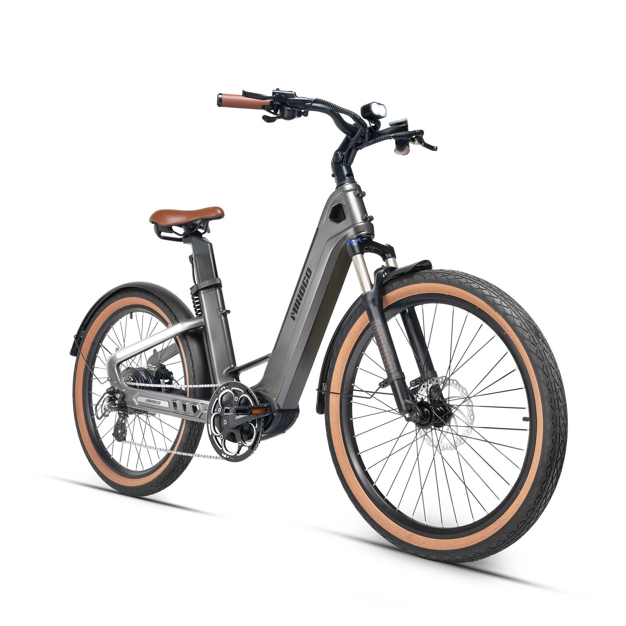 MIHOGO Air Carbonfaser-Rahmen Erwachsenen-Elektrofahrrad Urban E-Bike 26 Zoll Aufblasbare Reifen E-Bike 250W 48V 19.2AH Elektrofahrrad – Detail 31