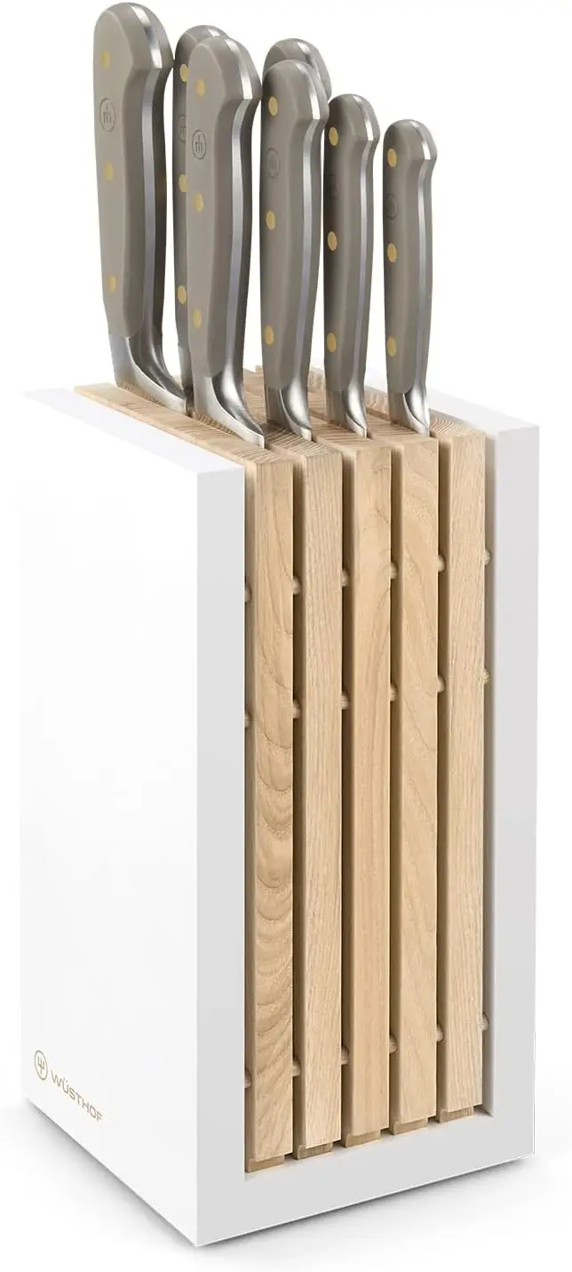 Classic Velvet Oyster 8 Piece Knife Block Set