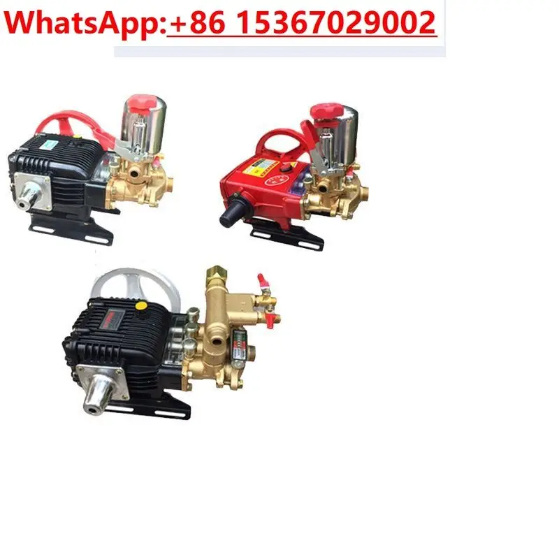 

Трехцилиндровый насос высокого давления, плунжерный насос для машины для распыления пестицидов, распылитель пестицидов, бензиновый двигатель, насос для борьбы с лекарствами