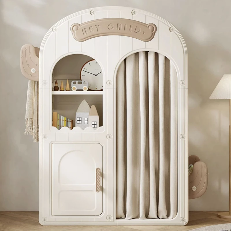 

Household bedroom storage locker simple wardrobe clothes locker