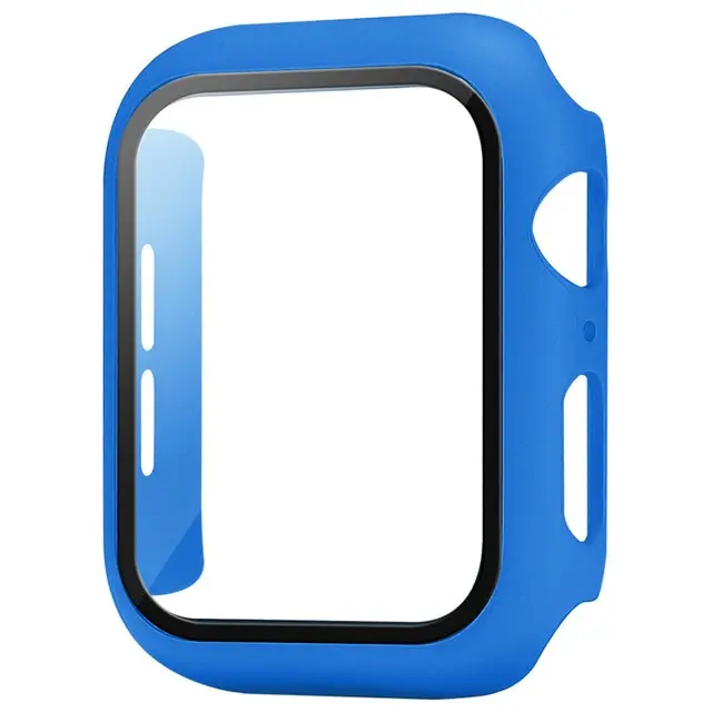 Glass+Cover For Apple Watch case 8 7 6 SE 5 9 iWatch Accessorie Screen Protector Apple watch serie 44mm 45mm 41mm 40mm 42mm 38mm - Image 30