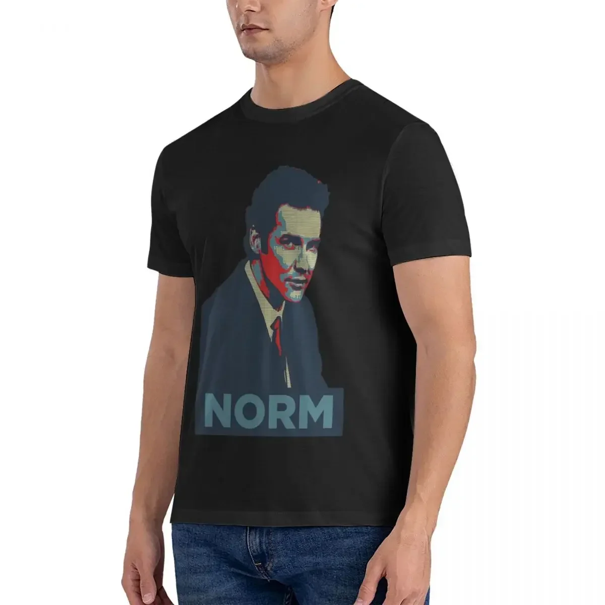 100% Cotton Norm Macdonald Political Poster T-shirt Unisex Classic Oversized T Shirt Men O-Neck Summer Shirts Tops S-6XL