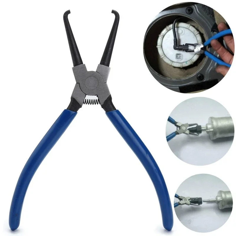 Petrol Clip Repair Tool Quick Release Pliers Removal Multifunctional Portable Carbon Steel Fuel Line