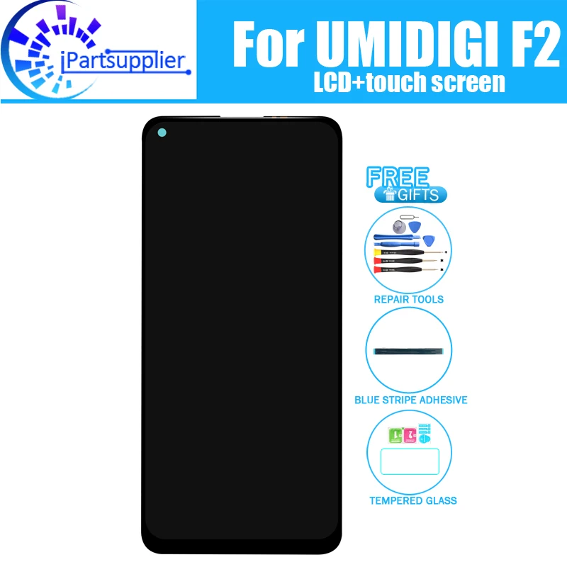 

6.53 inch UMIDIGI F2 LCD Display+Touch Screen 100% Original Tested LCD Digitizer Glass Panel Replacement For UMIDIGI F2.