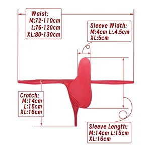 Yaulaang-glamorous strings G of low waist to men, glamorous gay underwear, shiny thong, high elasticity, sexy lingerie Main Men's Men's Sales - №6