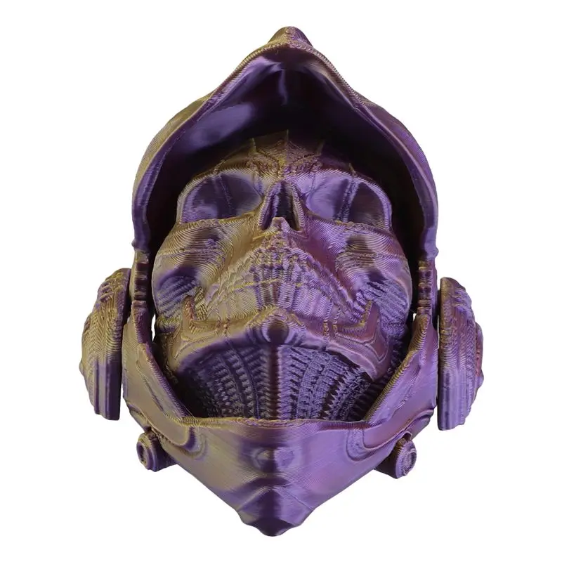 AA94-Unique 3D Printing Deformation Skull Model Tabletop Ornaments 3D Printed Skeleton Decoration Stress Relief