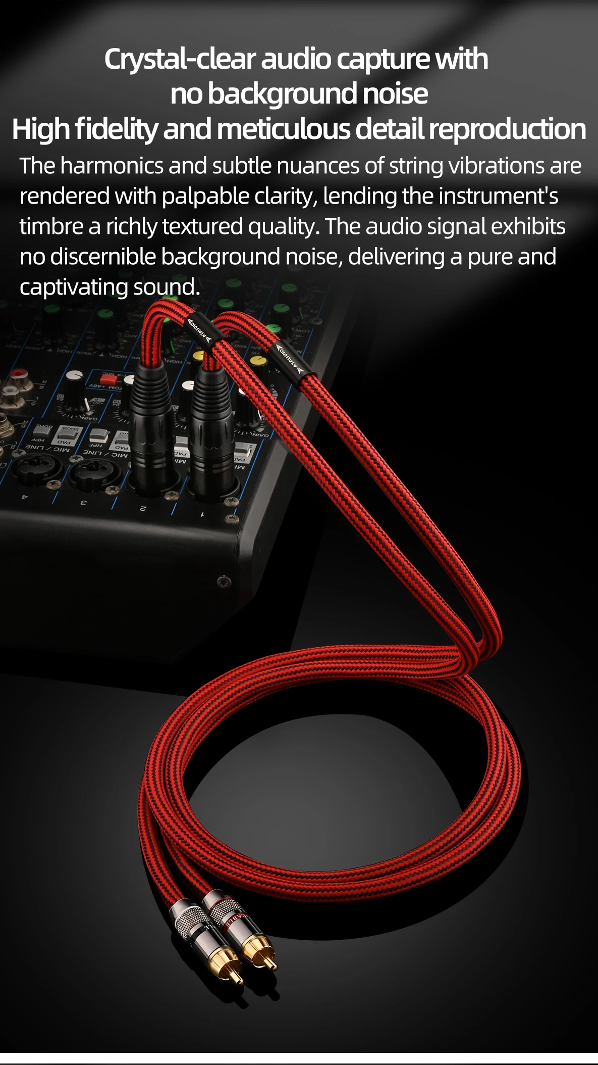 Hifi Rca Auf Xlr Kabel 6N Ofc Buchse/Stecker Xlr Auf Rca Audio Kabel Für Mixer Verstärker Mikrofon Adapter Kabel Sda97Deace797469Ba60674A3B8Aad724D