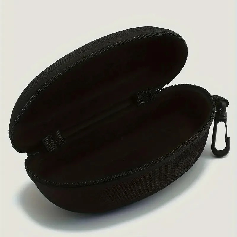 Hard Zipper Box Eyewear Accessory for Sunglasses and Reading Glasses