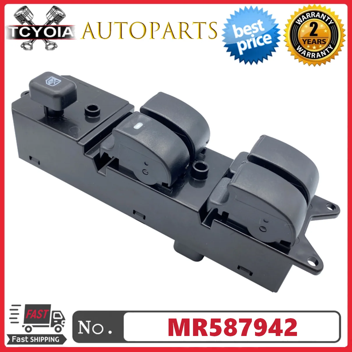 

MR587942 Driver Side Electric Power Window Switch Controler for Mitsubishi Lancer 2008-2015