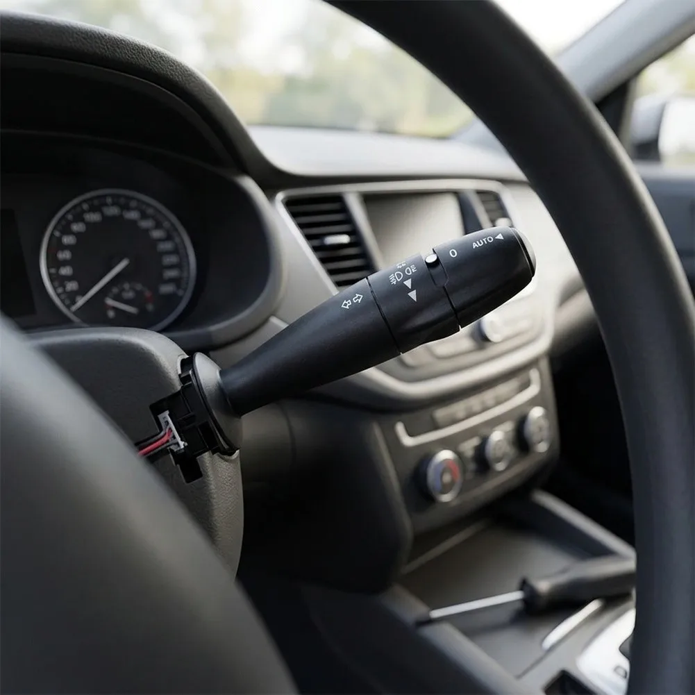Steering Wheel Assembly Turn Signal Lever For Citroens For Berlingo For Partner Exact Fit For OEM COM2000 Unit Part 96439233ZL