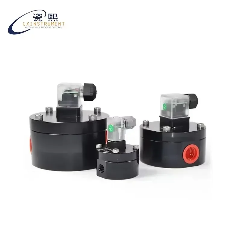 High Viscosity Liquid Gear Flow Meter for Lubricating Oil Fuel Adhesive Grease Micro Volumetric Flow Sensor 50Bar