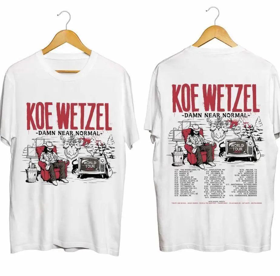 Koe Wetzel - Damn Near Normal World Tour 2024 Shirt