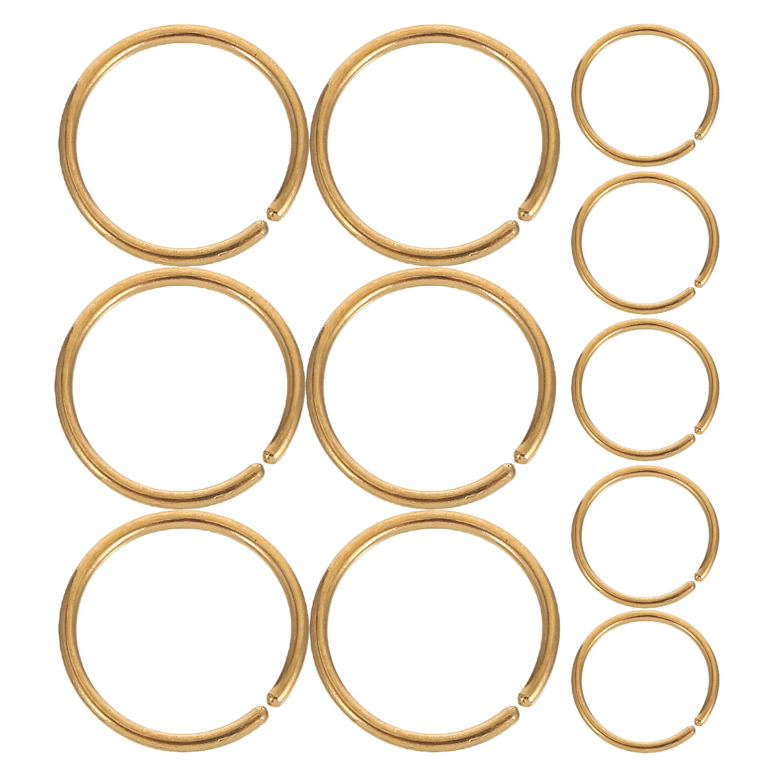 

30Pcs Stainless Steel Nose Rings Hoops Minimalist Seamless Safe Piercing Rings for Everyday Wear Lightweight Body Jewelry Nose
