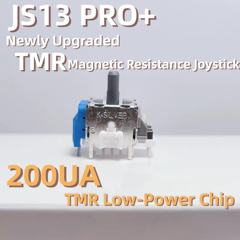 10 pz K-SILVER JS13 PRO TMR Joystick Elettromagnetico per PS5 Parti di Ricambio TMR Joystick 3D Analogico Thumb Stick Rocker