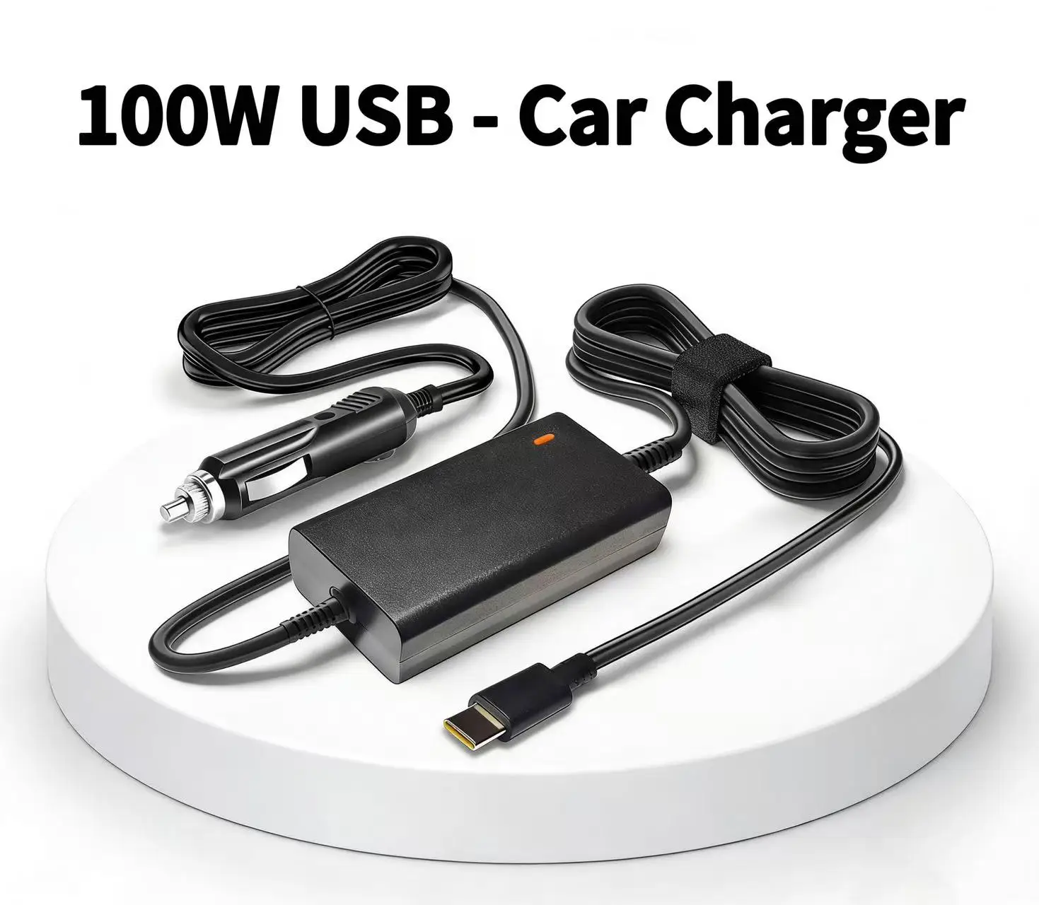 

Автомобильное зарядное устройство USB-C мощностью 100 Вт, 5 В/9 В/12 В/15 В 3 А, 20 В 5 А, быстрое зарядное устройство PD для MacBook, ноутбуков, планшетов, телефонов, Huawei, Lenovo, Dell, HP