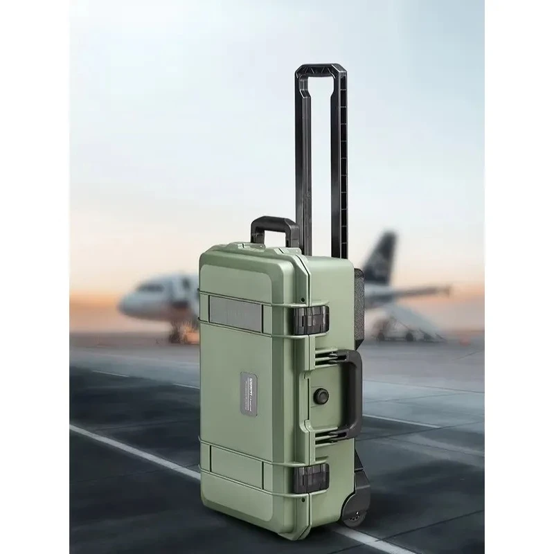 2026Portable Safety Protector Hardware Organizer Tool Case with Wheels Impact Resistant Tool Box for Instrument Equipment