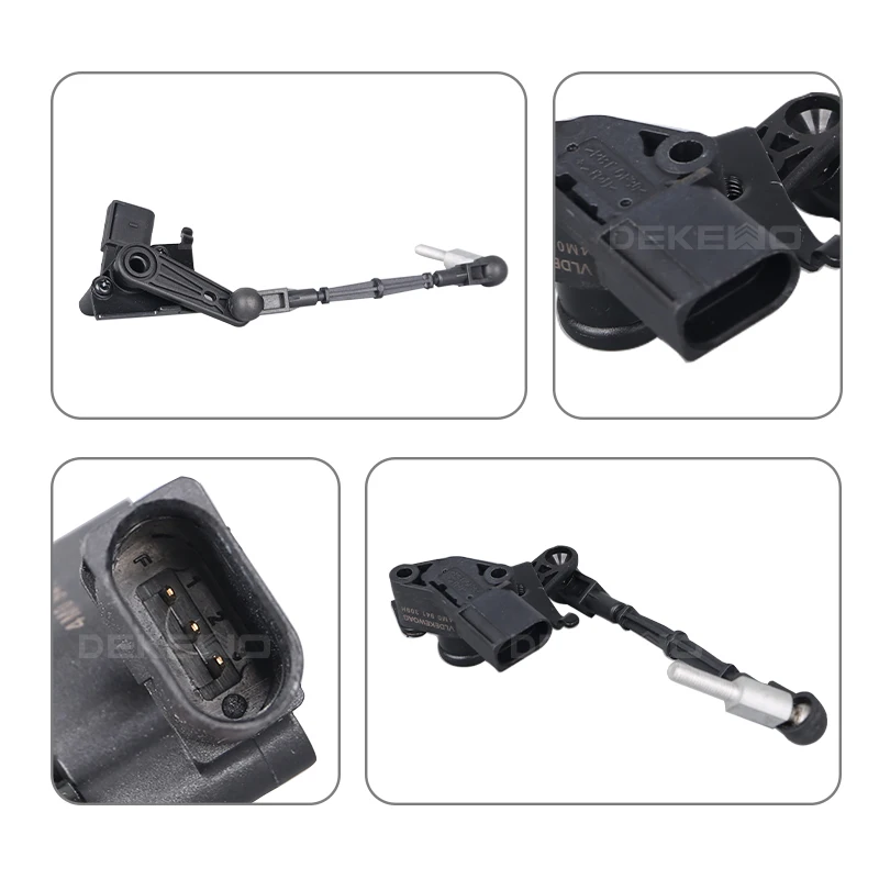 Rear Left Headlight Level Sensor 4M0941309H,4M0941309K,4M0941309G For AUDI Q7/SQ7 2016-2024,Q8/SQ8 2019-24,VW Touareg 2018-2024