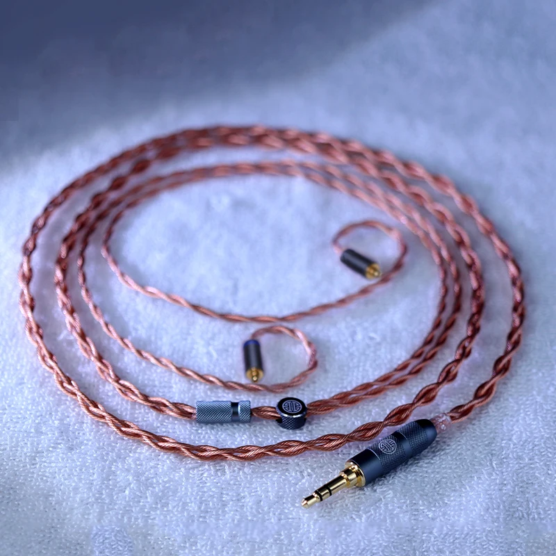 

Кабель для наушников HAKUGEI Rice Litz 6N OCC Hi-Fi из номокристаллической высококачественной меди, 3.5, 2.5, 4.4, MMCX, 0.78, QDC