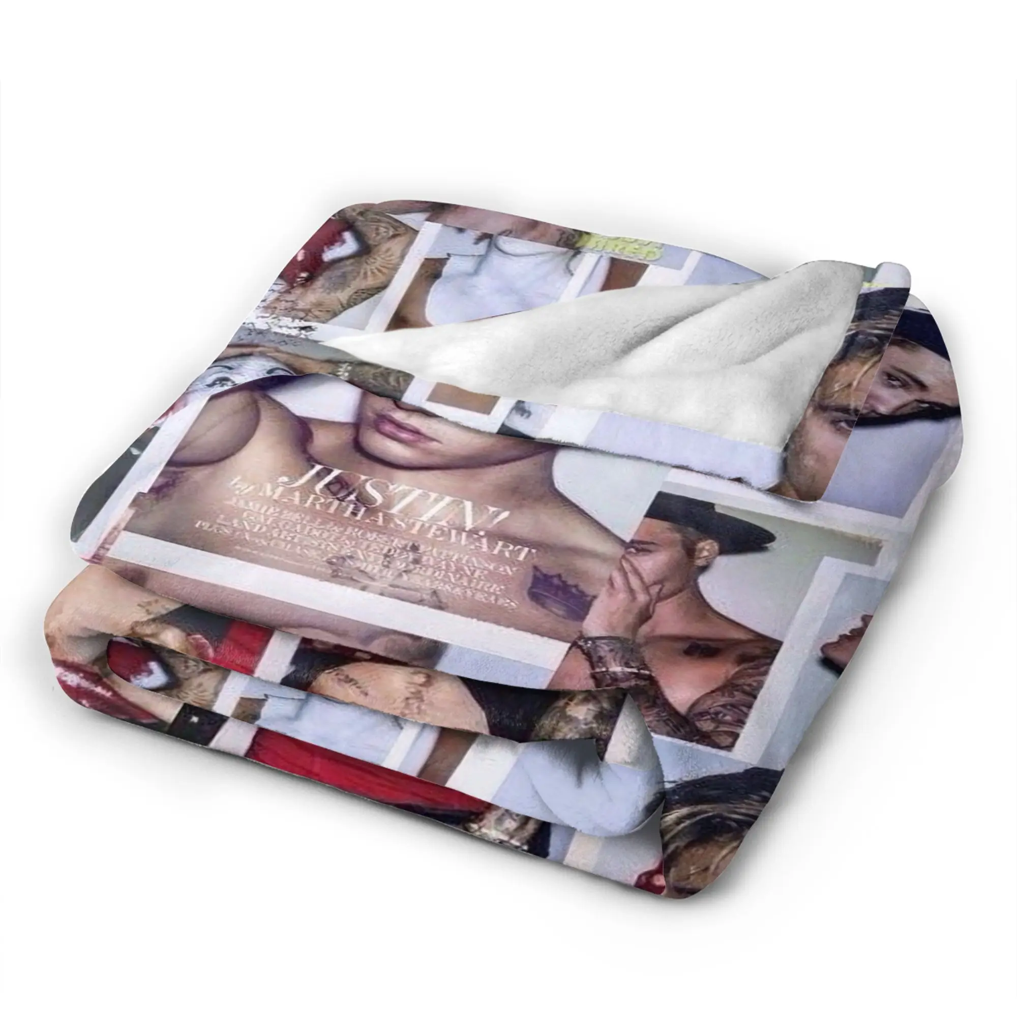 الحور المغني جاستينس بيبرز البطانيات التخييم الفانيلا رمي بطانية لغرفة المعيشة تصميم لينة جودة المفرش هدية فكرة