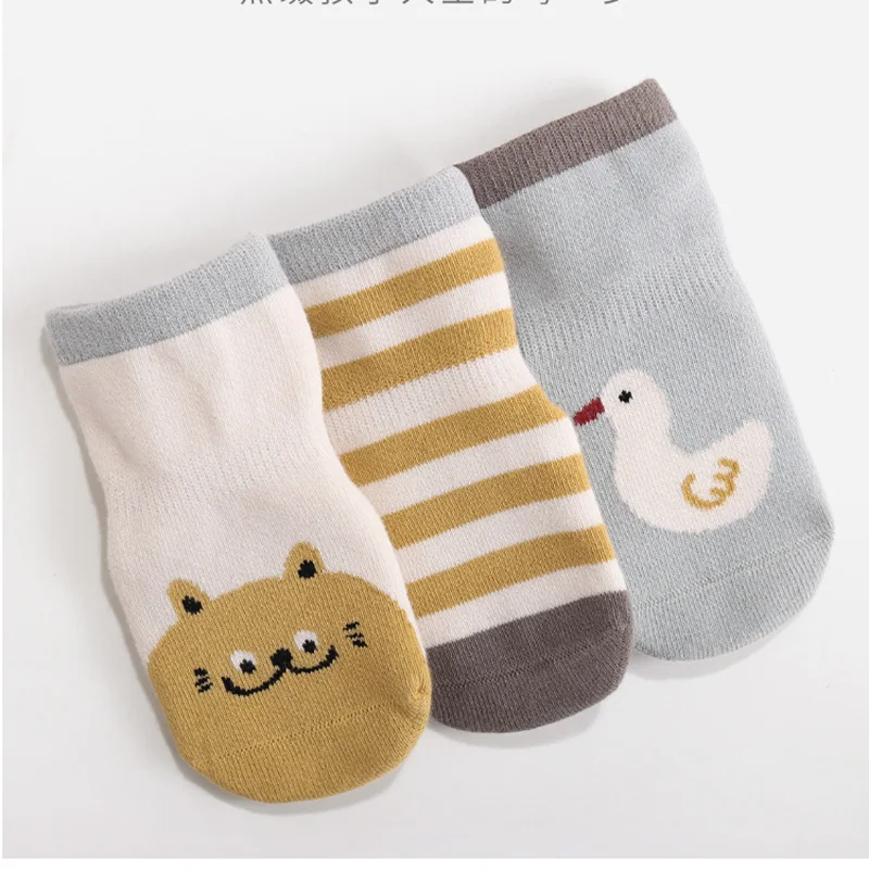 5 Pairs a Lot MILANCEL Non Slip Soft Kids Toddler Baby Socks Animal Print Cute Unisex Infant Accessories