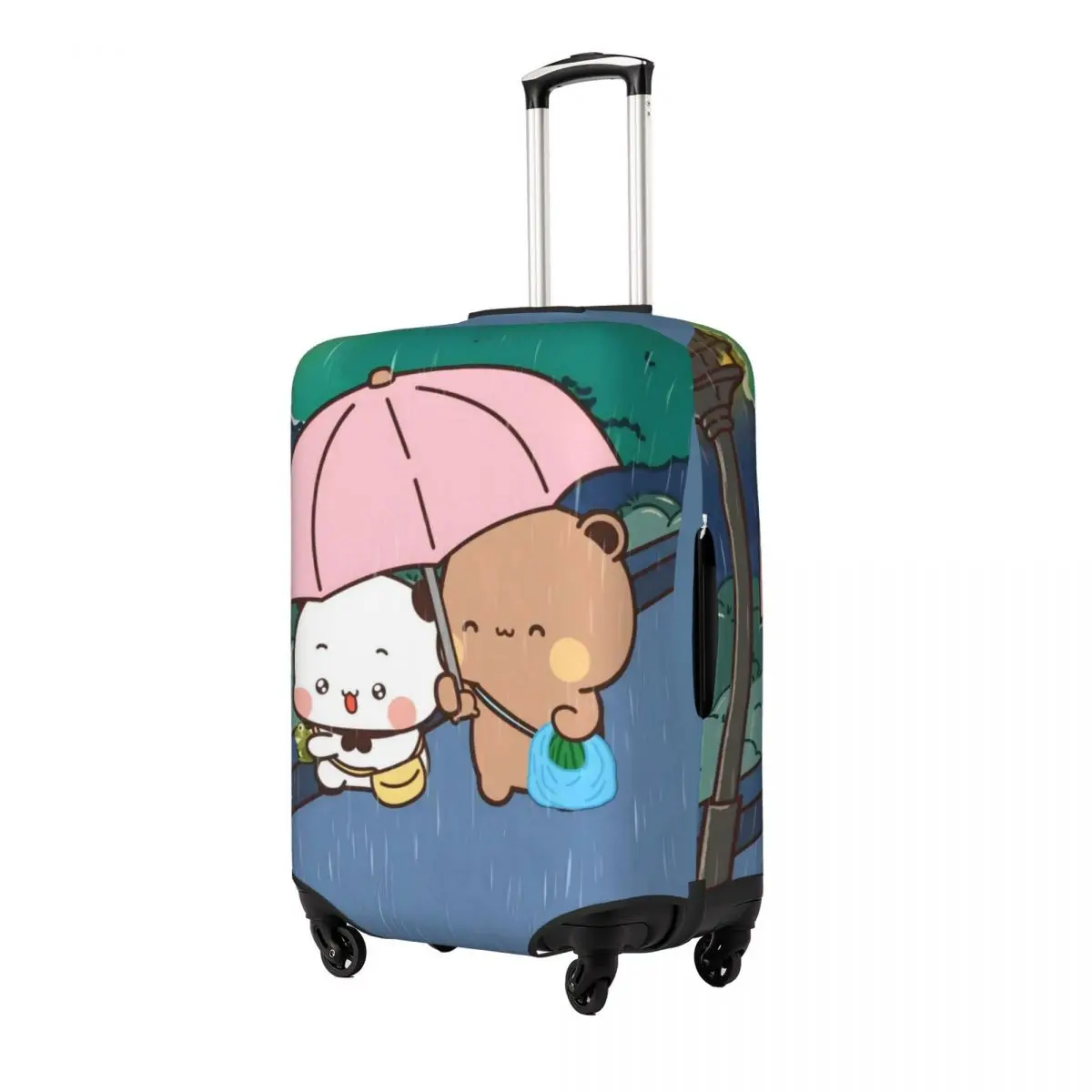 Bubu & Dudu In The Rain Suitcase Cover Fun Business Protection Luggage Supplies Flight