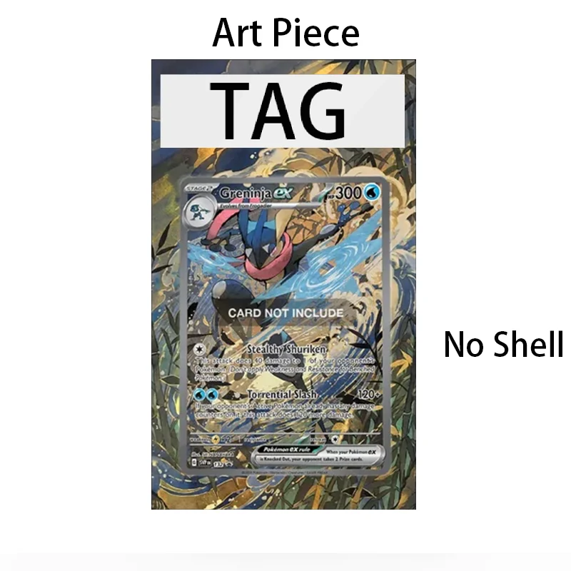Art Display for Pokemon Scarlet & Violet Greninja Ex Anime Expand Art Fans Gift Recyclable Acrylic Protective Case Keychain view 6
