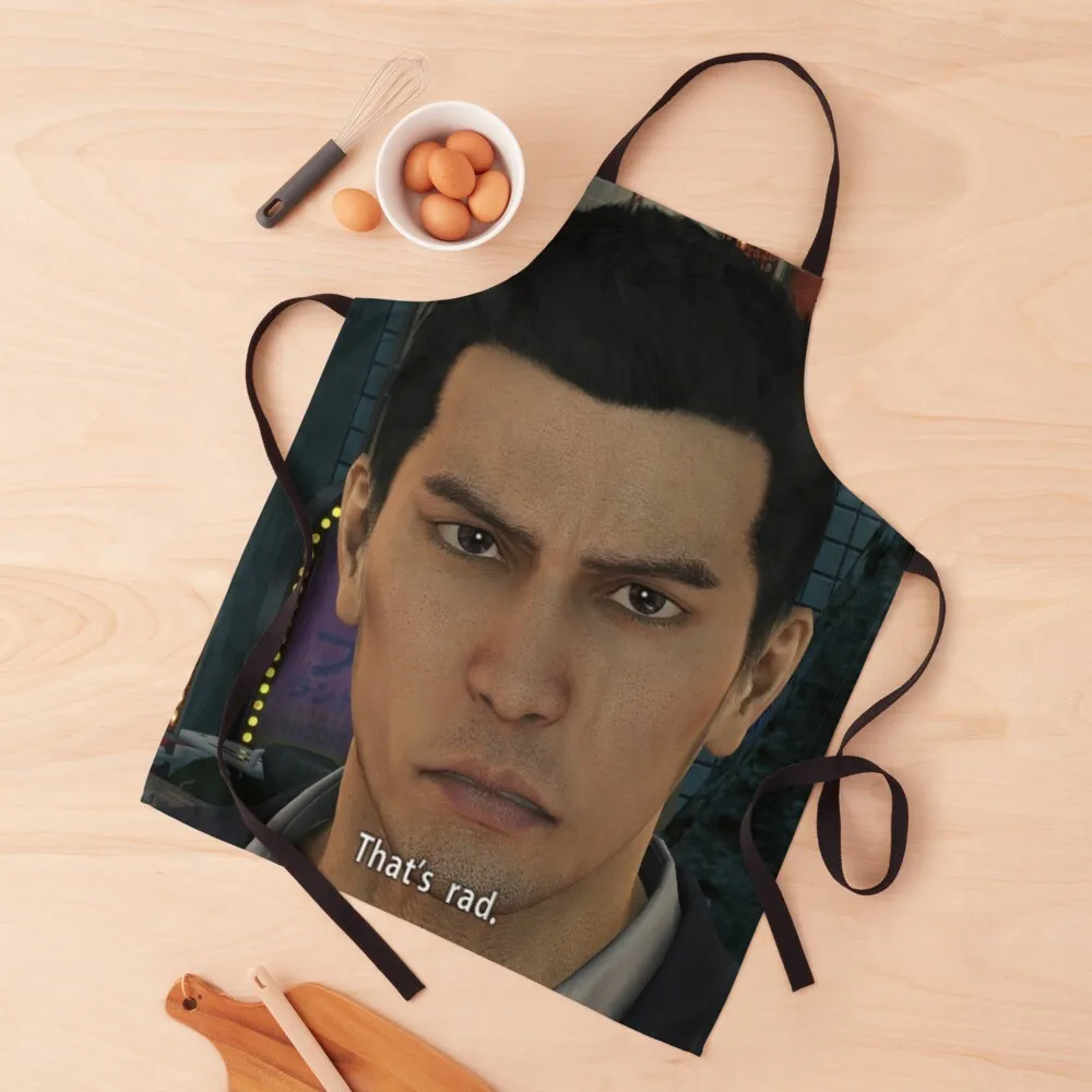 

Yakuza Kiryu That's rad Apron for women with pocket Kitchen Women Apron