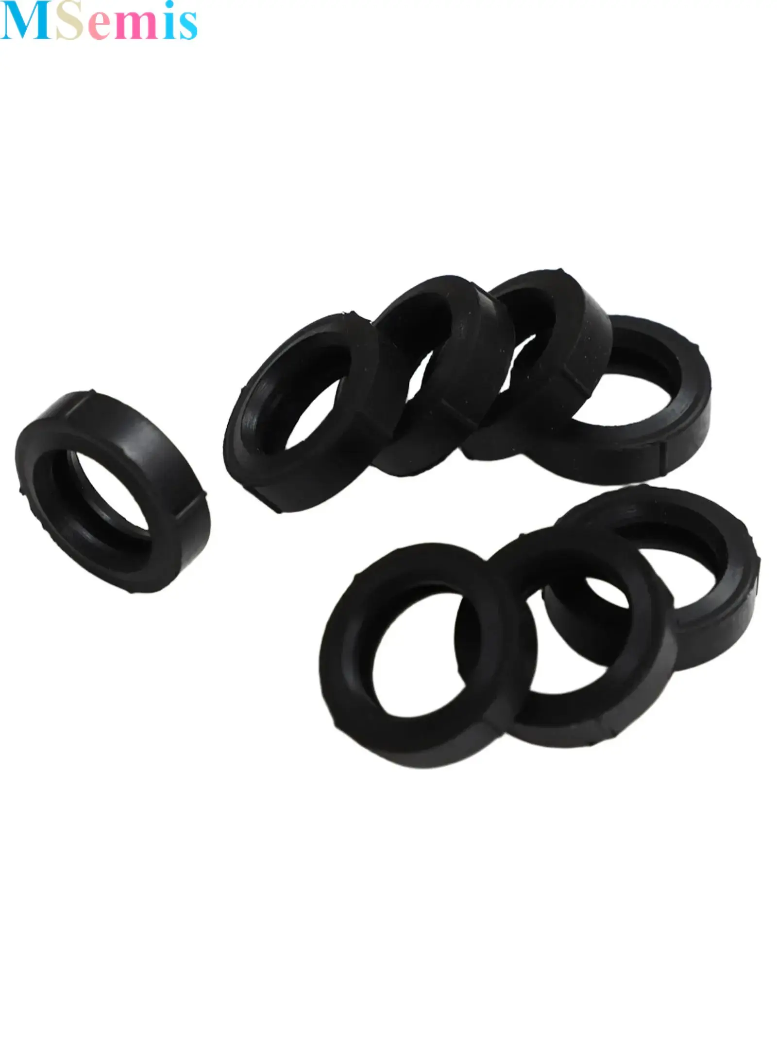 

10Pcs Rubber Spacer Flat Rubber Bushings Rubber Washers for Screws Bolts Faucet Household Appliances Ideal