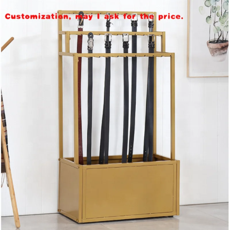 

Изготовленный на заказ. Подставка для ремня. Металлическая подвесная подставка для ремня с крючками.