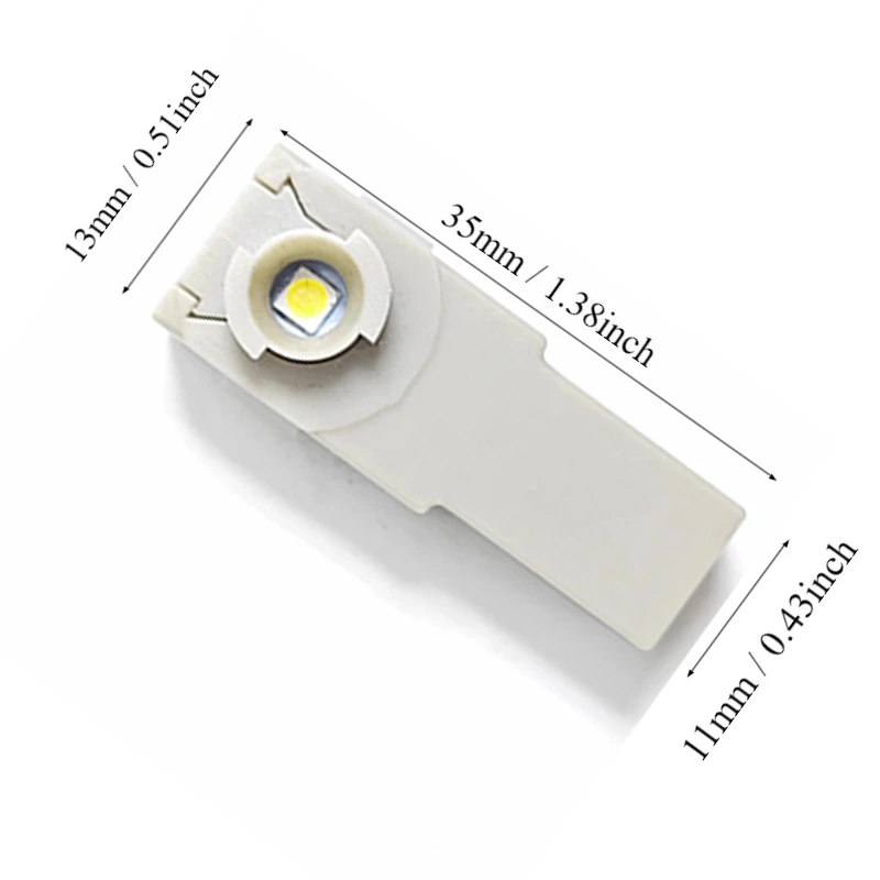 2Pcs Interior Footwell Light LED For Toyota Camry Corolla Rav4 Crown Lexus Accessories Glovebox Decorative Illuminator Connector