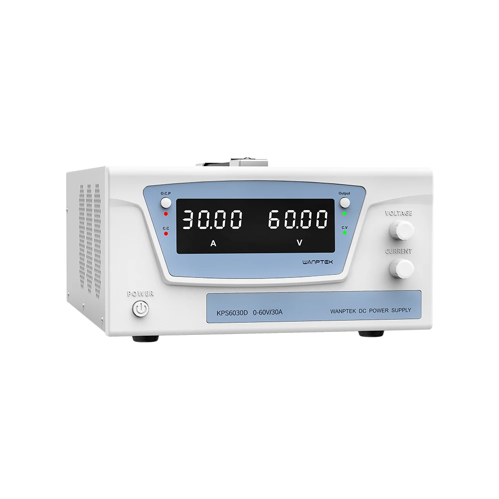 

KPS6030D High Power Electronic Testing DC Power Supply 0-60V 0-30A 1800W Short-Circuit Over-Voltage Over-Current Protection
