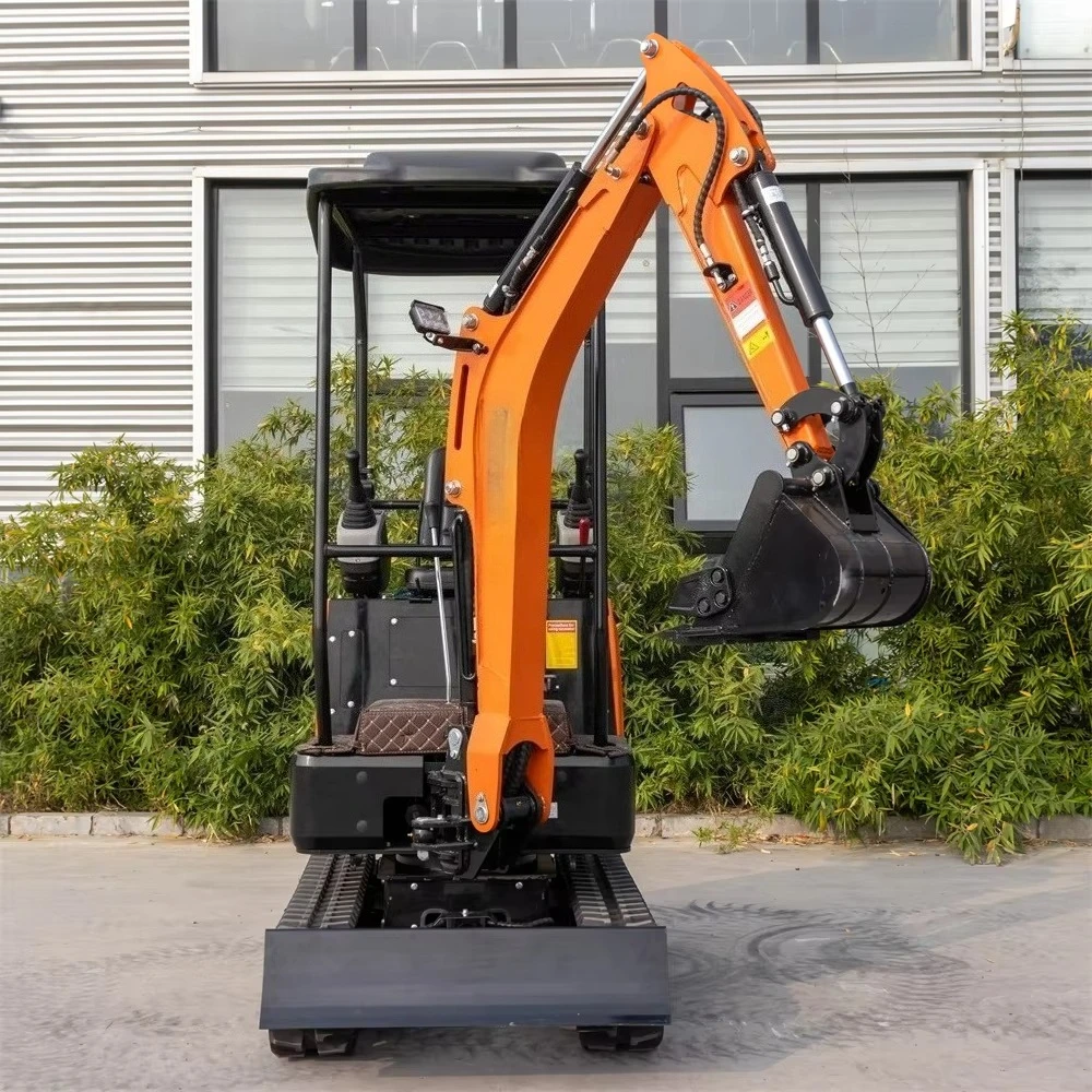 Powerful 1Ton Multi-functional Track Mini Excavator With Side-swinging Cab With Arm Hot Sale