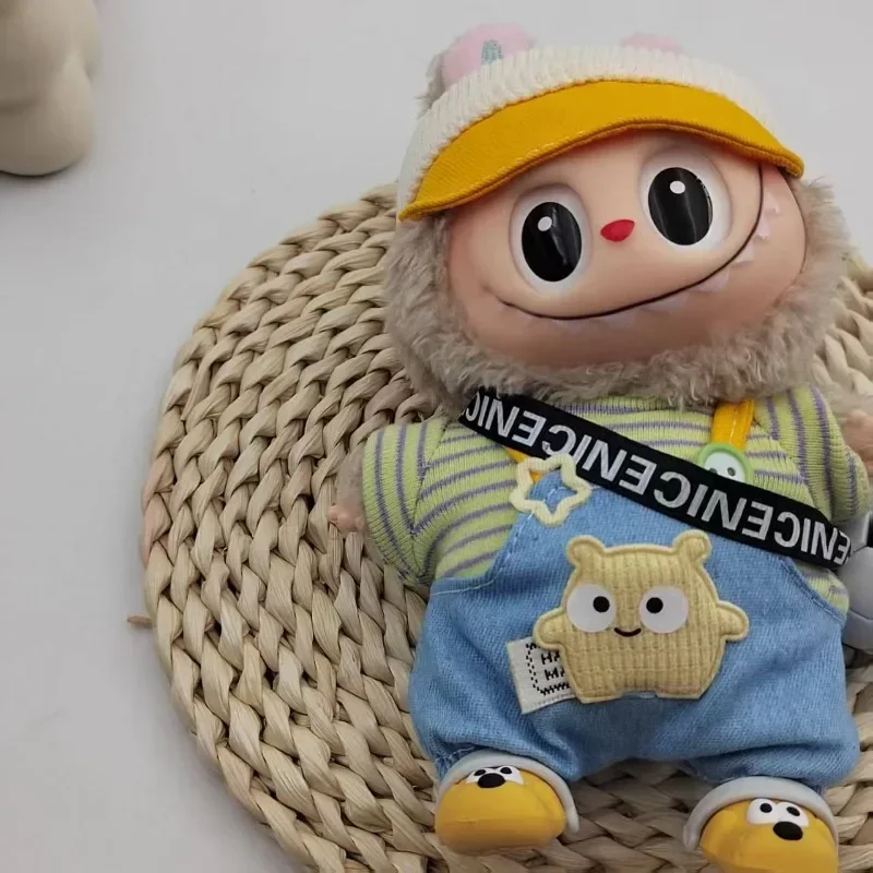 Traje de muñeca Labubu de 17cm, ropa personalizada hecha a mano, diseño bonito, ropa de nicho única, accesorios exquisitos universales 1/2