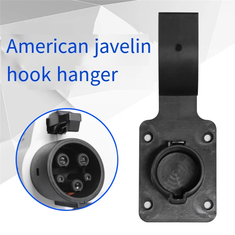 A19Q-Een Stuk Muur EV Charger Kabel Houder Hoofd Socket Voor EV Charger Connector