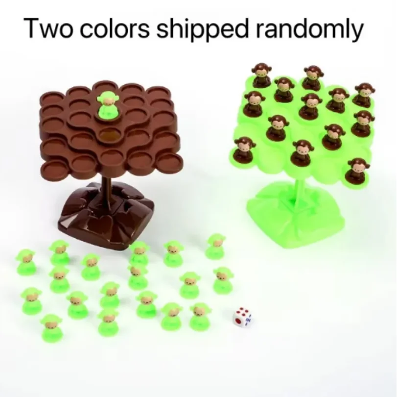 Monkey Balance Tree Focus Balance Training Children\'s Toys Folding Music Series Parent Child Interactive Board Game