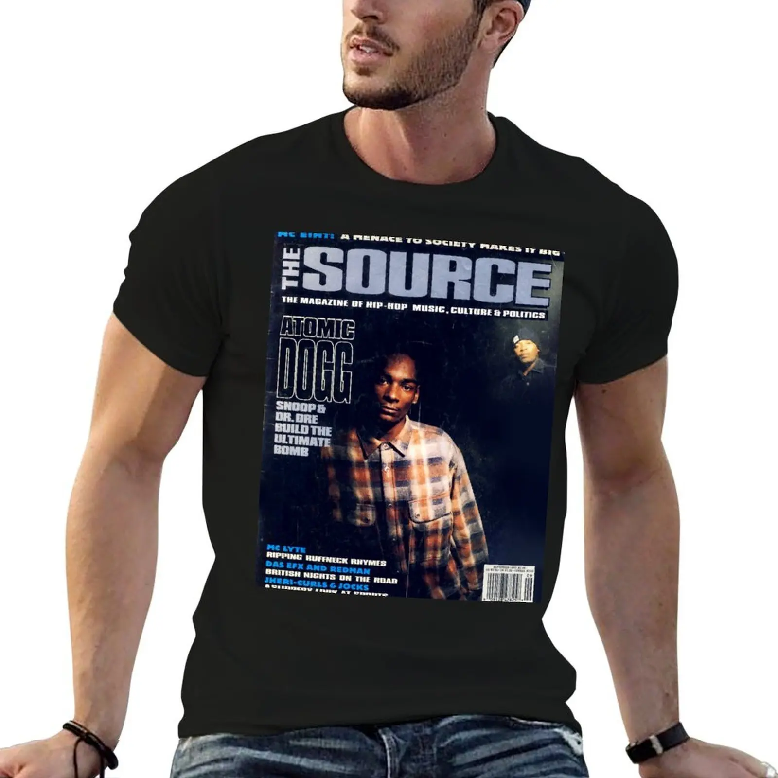 Source 93 - Snoop T-Shirt vintage anime shirt graphic t shirt vintage mens graphic t-shirts funny