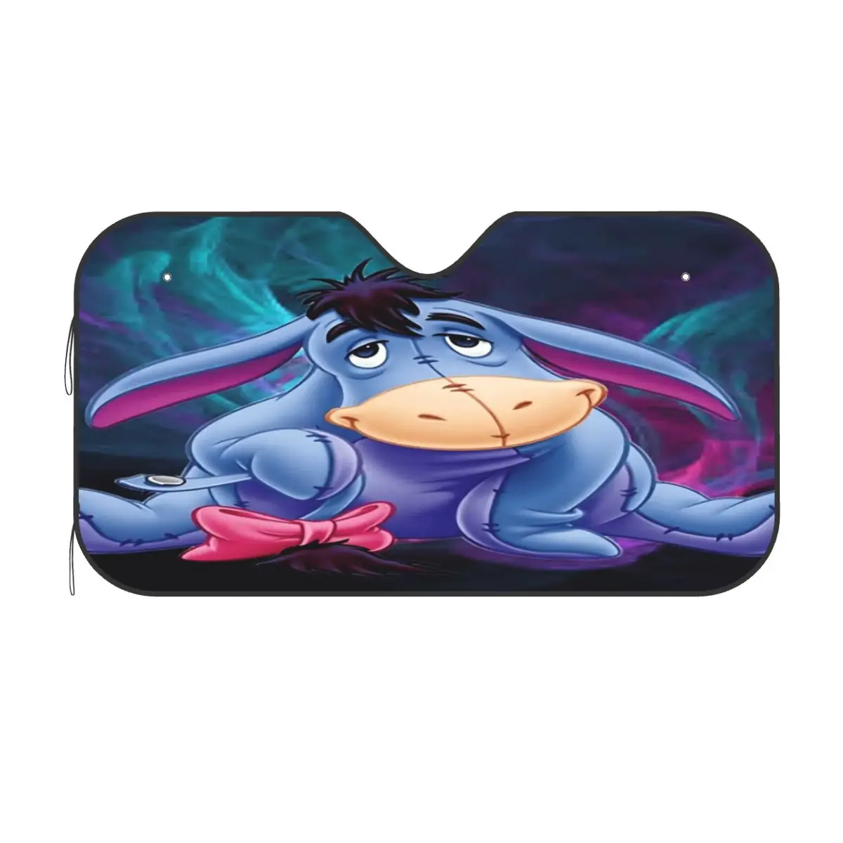 

130x70CM Large Car Windshield Sun Shade Eeyore Foldable Heat Protection Sunshade Cover Waterproof Front Window Shade for Cars