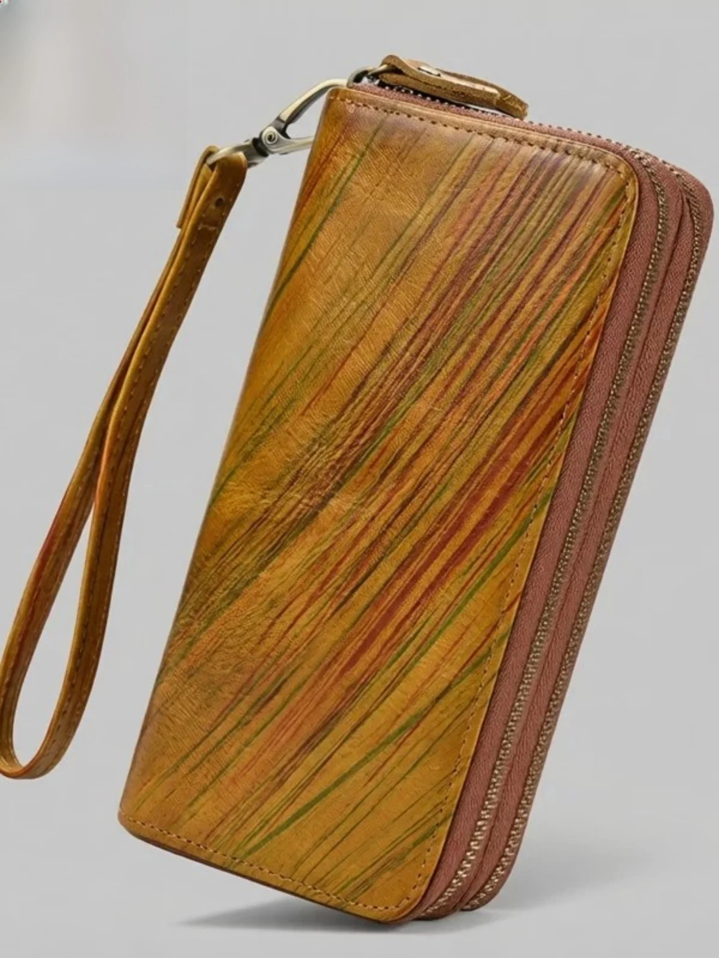 yuqixuan-classic-men's-genuine-leather-wallet-long-double-layer-zipper-handheld-wallet-top-layer-cowhide-leather
