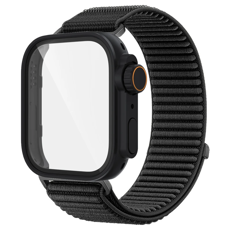 Pulseira de nylon oficial + capa para huawei watch fit 4 pro, acessórios para smartwatch, pulseira para huawei watch fit 3 4